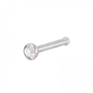 NOSTRIL PIN WITH CZ (10 PACK)